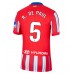 Atletico Madrid Rodrigo De Paul #5 Hjemmedrakt 2024-25 Korte ermer